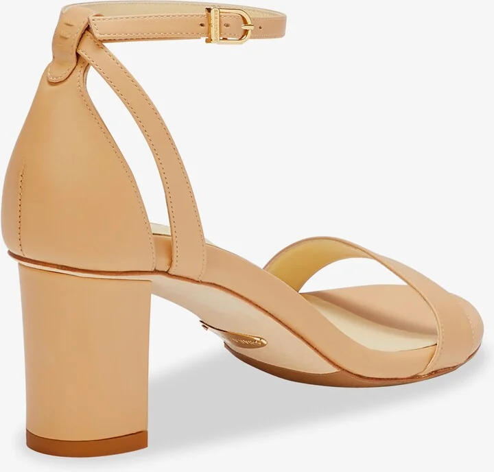 Sarah Flint Perfect Block Sandal 60 - Sand Calf - Image 3