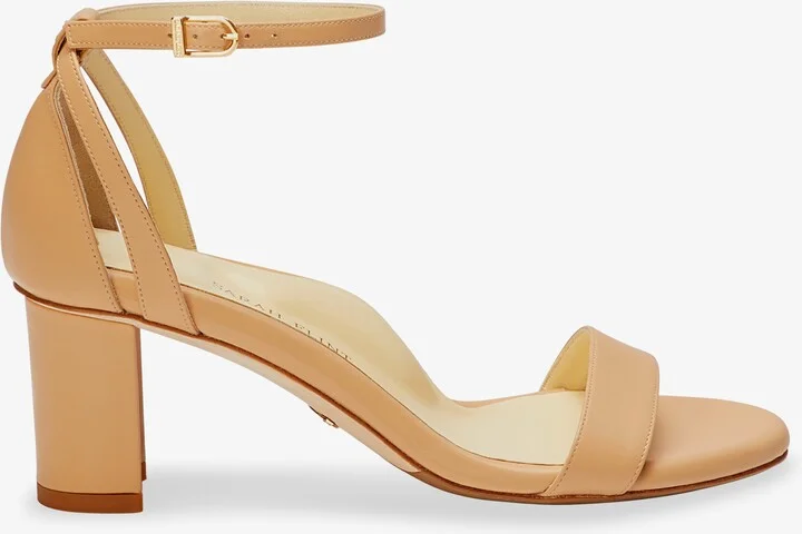 Sarah Flint Perfect Block Sandal 60 - Sand Calf - Image 4