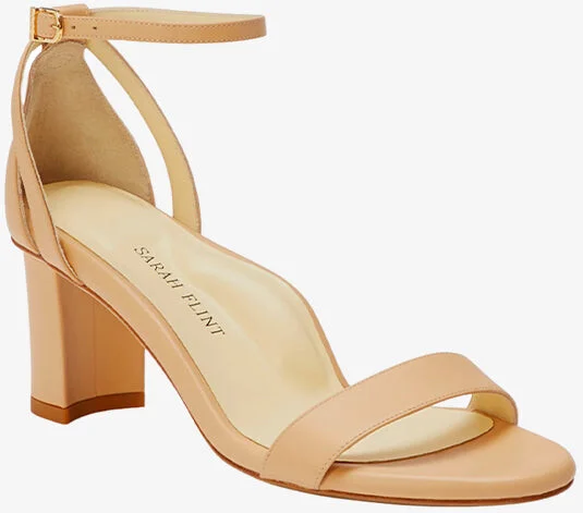 Sarah Flint Perfect Block Sandal 60 - Sand Calf - Image 6
