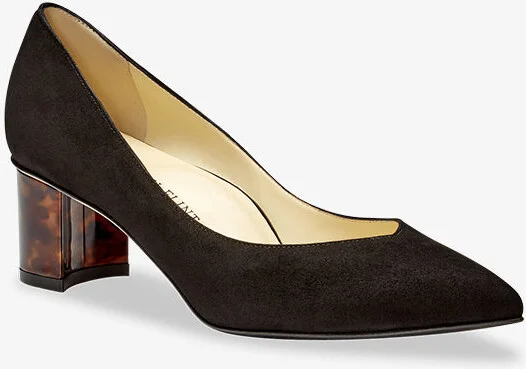 Sarah Flint Perfect Emma Pump - Black Suede - Image 5
