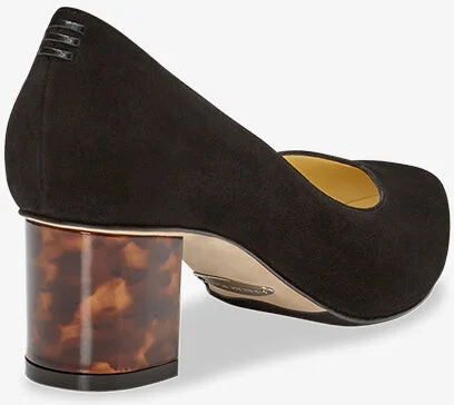 Sarah Flint Perfect Emma Pump - Black Suede - Image 7