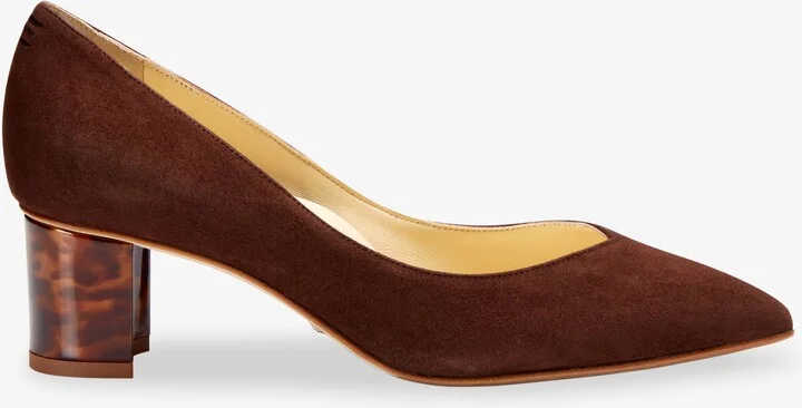 Sarah Flint Perfect Emma Pump - Espresso Suede - Image 3