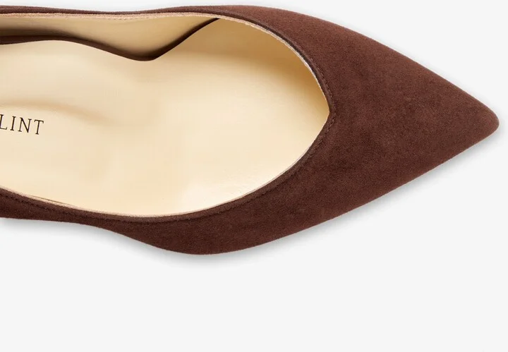 Sarah Flint Perfect Emma Pump - Espresso Suede - Image 5