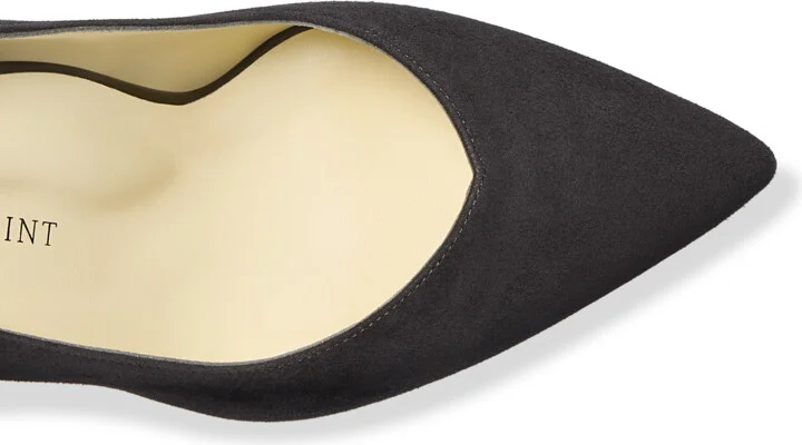 Sarah Flint Perfect Kitten Pump 50 - Black Suede - Image 5