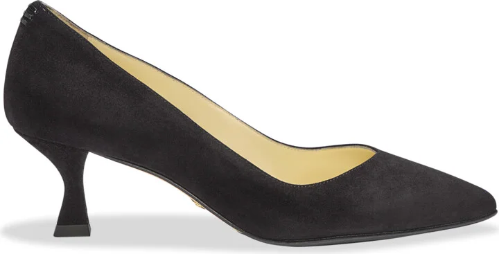 Sarah Flint Perfect Kitten Pump 50 - Black Suede