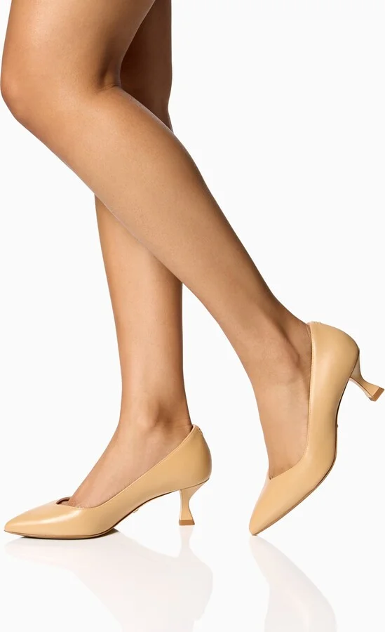 Sarah Flint Perfect Kitten Pump 50 - Sand Calf - Image 2
