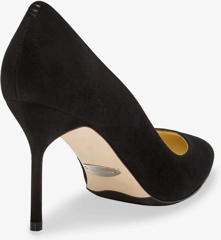 Sarah Flint Perfect Pump 85 - Black Suede - Image 2