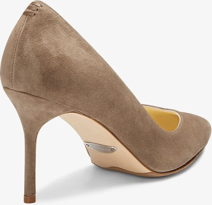 Sarah Flint Perfect Pump 85 - Taupe Suede - Image 2