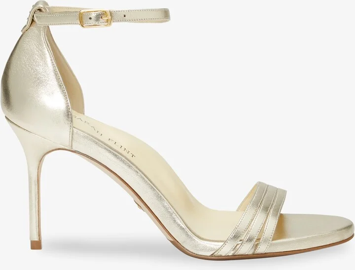 Sarah Flint Perfect Sandal 85 - Gold Nappa - Image 3