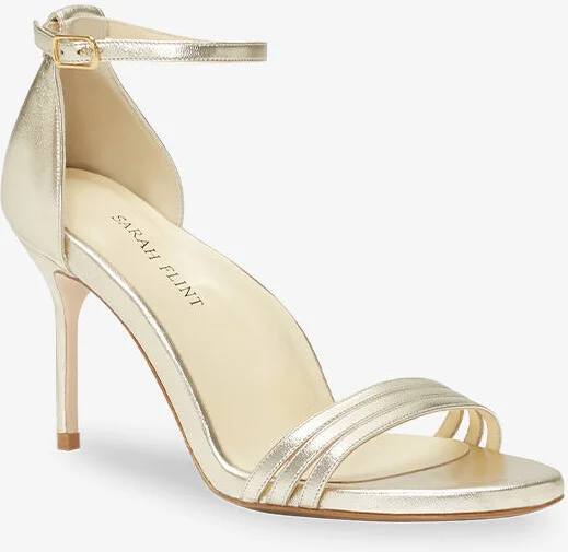 Sarah Flint Perfect Sandal 85 - Gold Nappa - Image 6