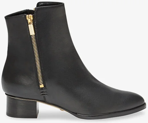 Sarah Flint Perfect Zip Bootie 30 - Black Calf - Image 4