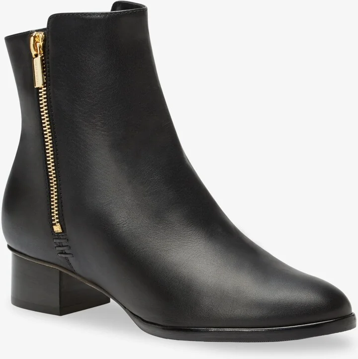 Sarah Flint Perfect Zip Bootie 30 - Black Calf