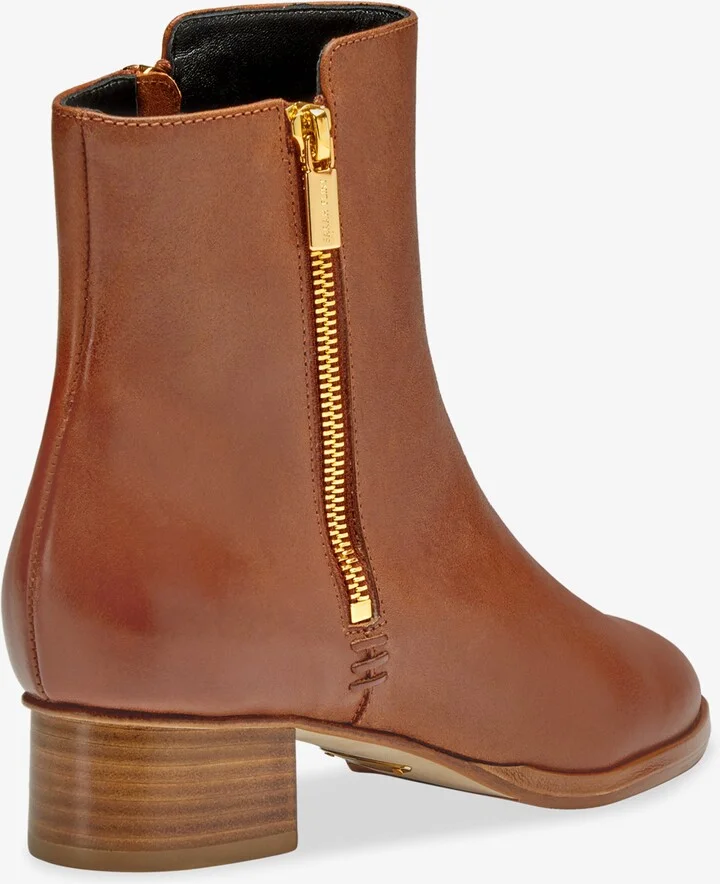 Sarah Flint Perfect Zip Bootie 30 - Saddle Vachetta - Image 2