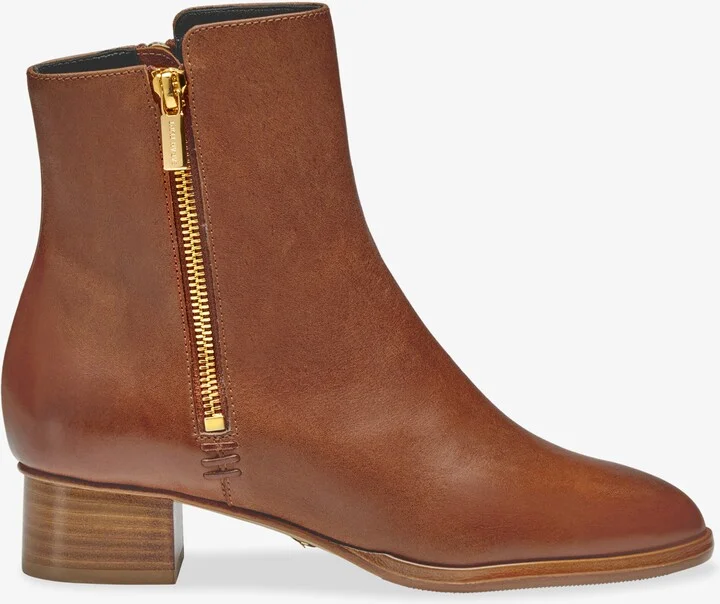 Sarah Flint Perfect Zip Bootie 30 - Saddle Vachetta - Image 3