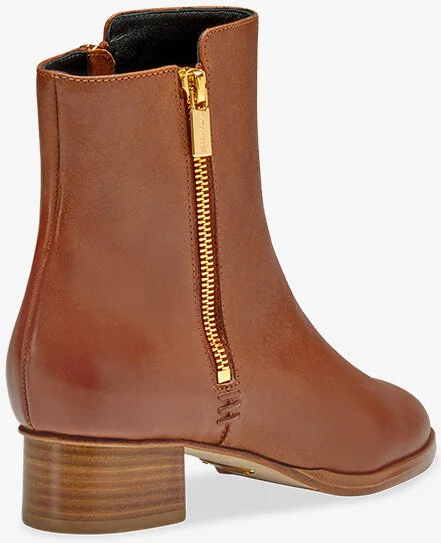 Sarah Flint Perfect Zip Bootie 30 - Saddle Vachetta - Image 7