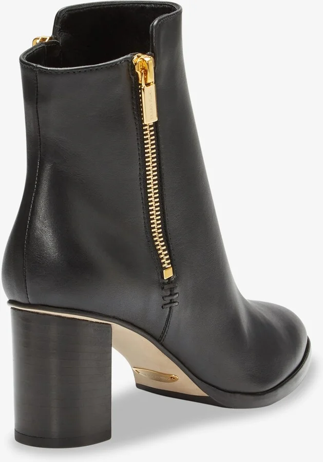 Sarah Flint Perfect Zip Bootie 70 - Black Calf - Image 2