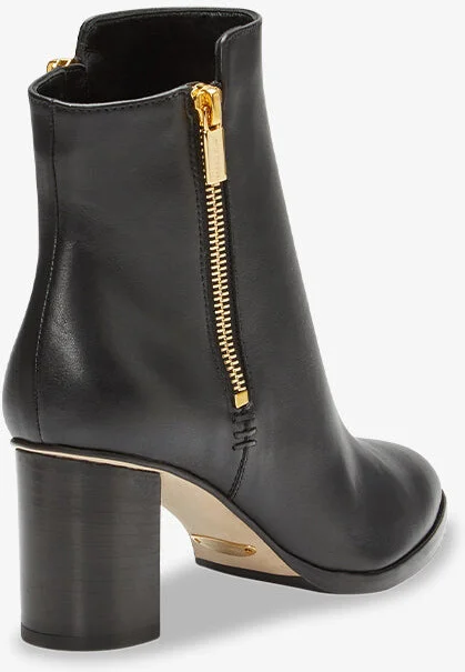 Sarah Flint Perfect Zip Bootie 70 - Black Calf - Image 7