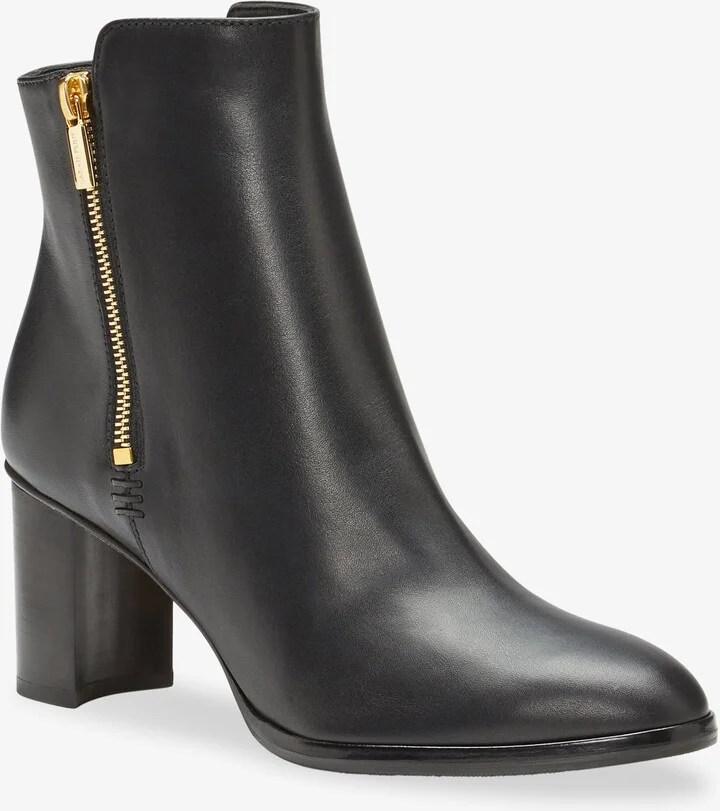 Sarah Flint Perfect Zip Bootie 70 - Black Calf