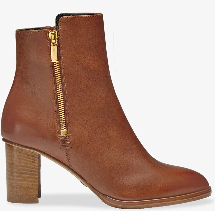 Sarah Flint Perfect Zip Bootie 70 - Saddle Vachetta - Image 2
