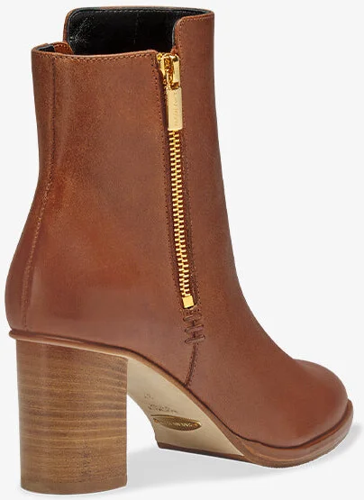 Sarah Flint Perfect Zip Bootie 70 - Saddle Vachetta - Image 6