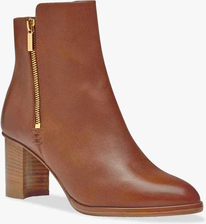 Sarah Flint Perfect Zip Bootie 70 - Saddle Vachetta