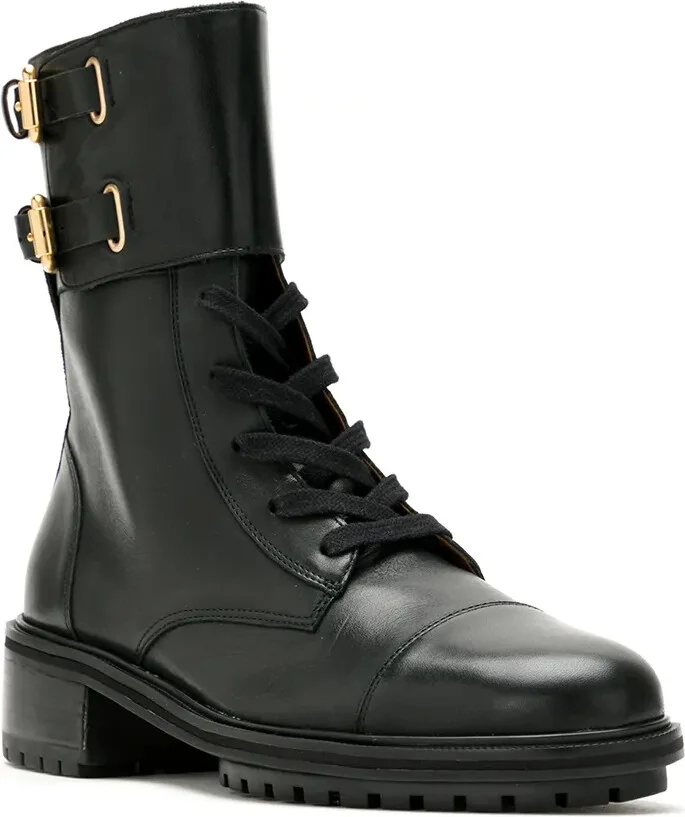 Sarah leather combat boots - Image 2