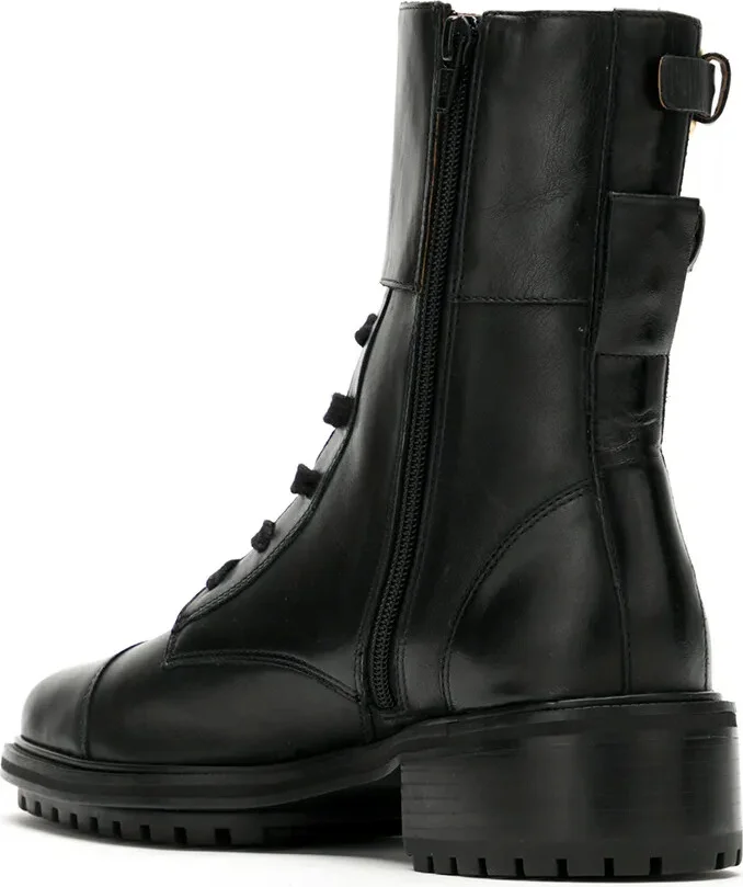 Sarah leather combat boots - Image 3