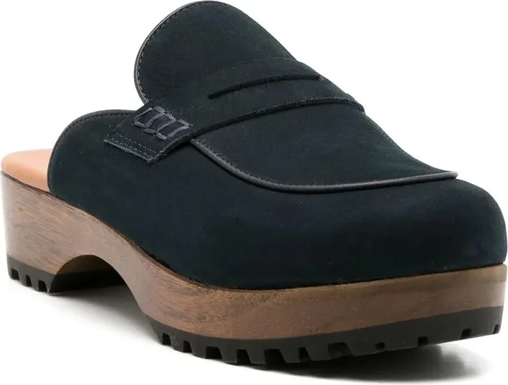 Sarah nubuck leather clogs - Image 2