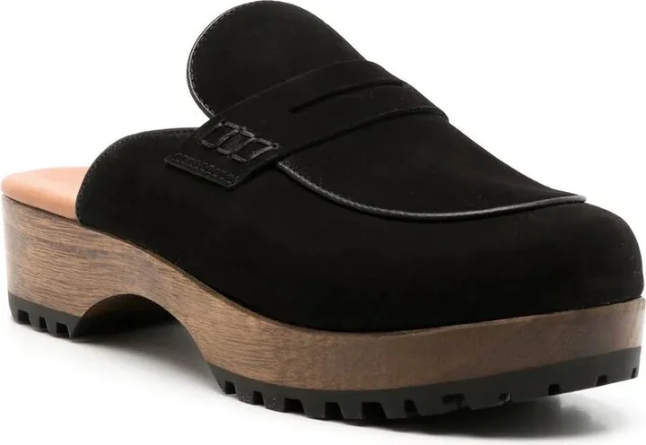 Sarah nubuck leather clogs - Image 2