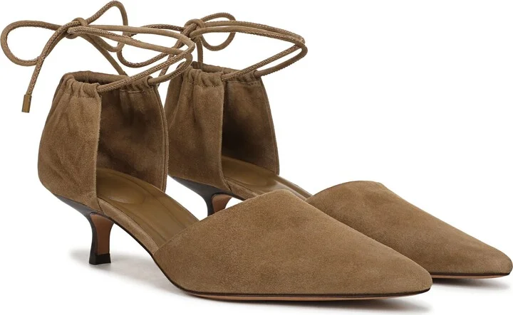 Sarai Ankle Wrap d'Orsay Kitten Heel Pump - Image 9