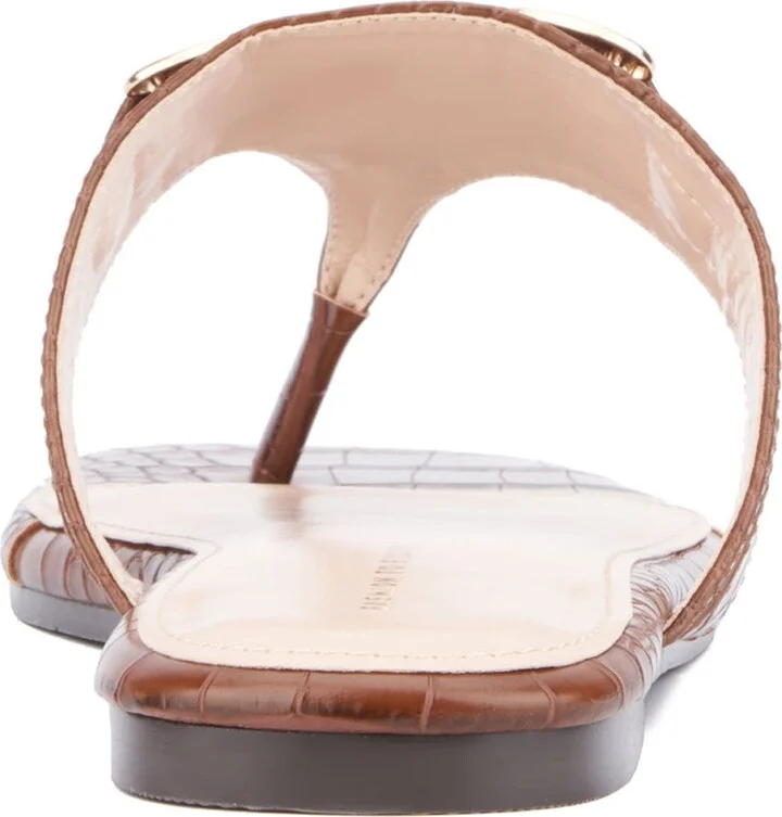 Saralyn Croc Embossed Sandal - Wide Width - Image 10