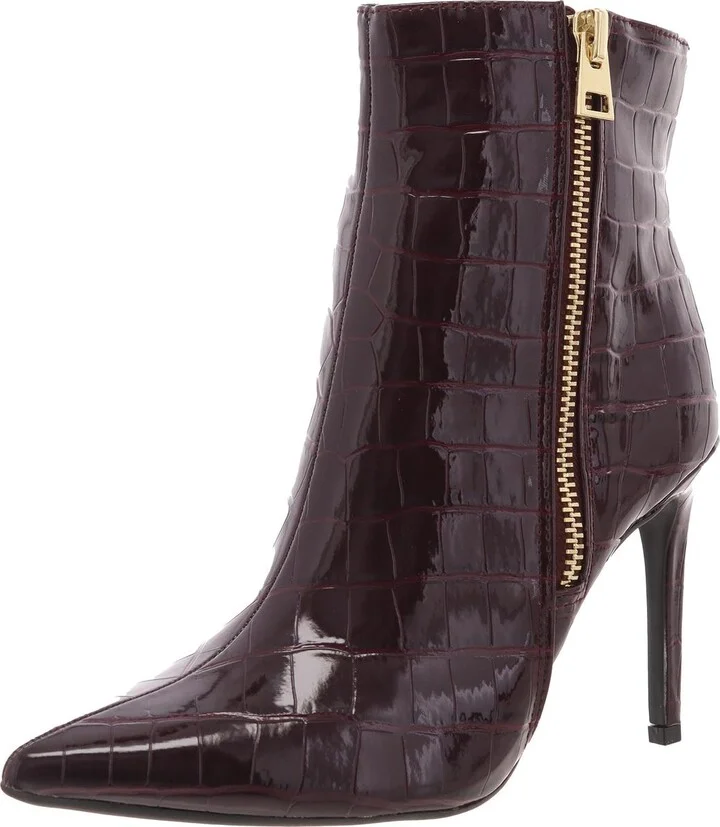 Sarishaa Womens Pointed Toe Heels Mid-Calf Boots