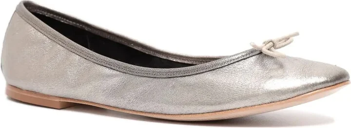 Sarita grained-leather ballerina shoes - Image 2