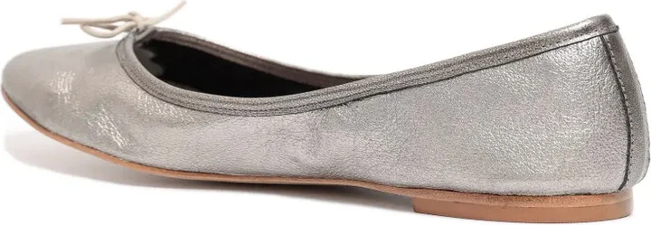 Sarita grained-leather ballerina shoes - Image 3
