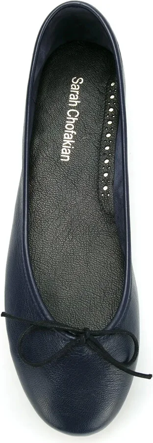 Sarita leather ballerina shoes - Image 4