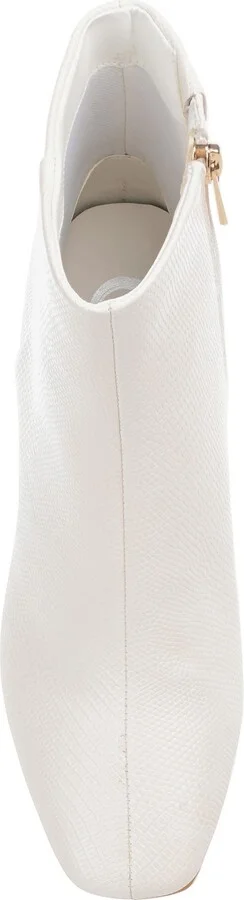 Sarla Lizard Embossed Block Heel Bootie - Image 4