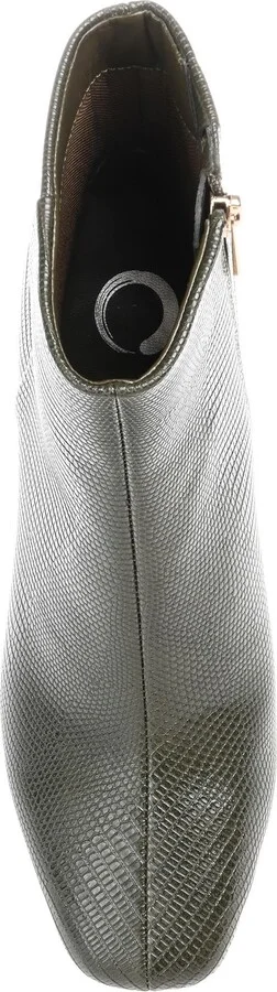 Sarla Lizard Embossed Block Heel Bootie - Image 9