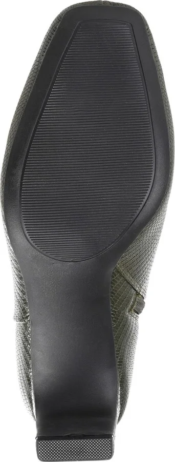 Sarla Lizard Embossed Block Heel Bootie - Image 10