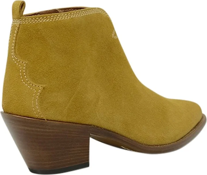Sartore Suede Beige Ankle Boots - Image 3