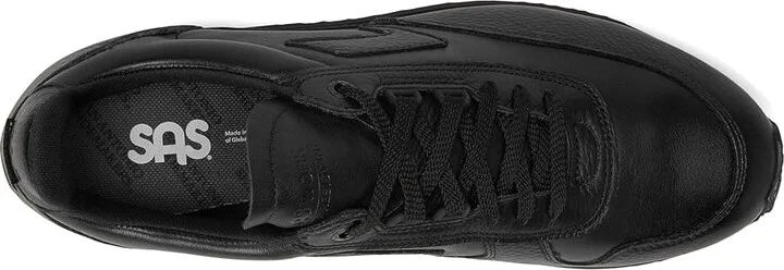 SAS 7Eventy6ix-Y Work Non-Slip Comfort Sneakers Men's Shoes Black : 8 WW - Double Wide (EE-3E), Leather - Image 2