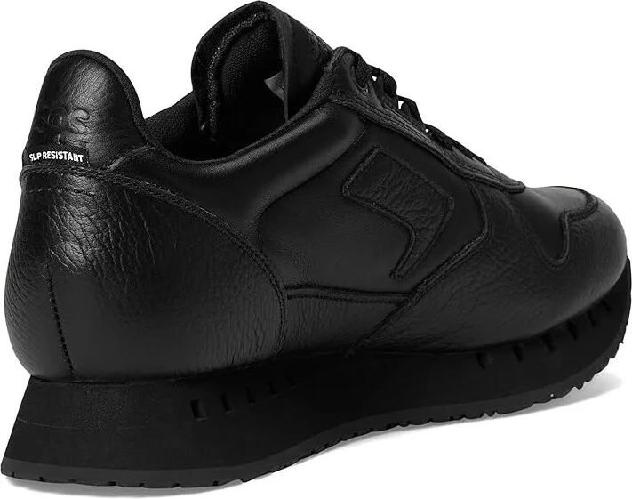 SAS 7Eventy6ix-Y Work Non-Slip Comfort Sneakers Men's Shoes Black : 8 WW - Double Wide (EE-3E), Leather - Image 4