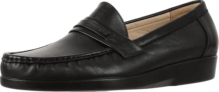 SAS Ace Slip On Comfort Loafer Men's Shoes Black : 8 S - Slim (B), Leather - Image 2
