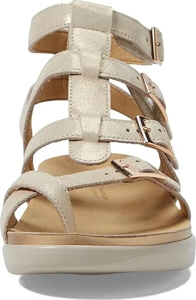 SAS Aria Comfort Gladiator Sandal Women's Shoes Soft Gold : 9 M - Medium (B), Leather - Image 2