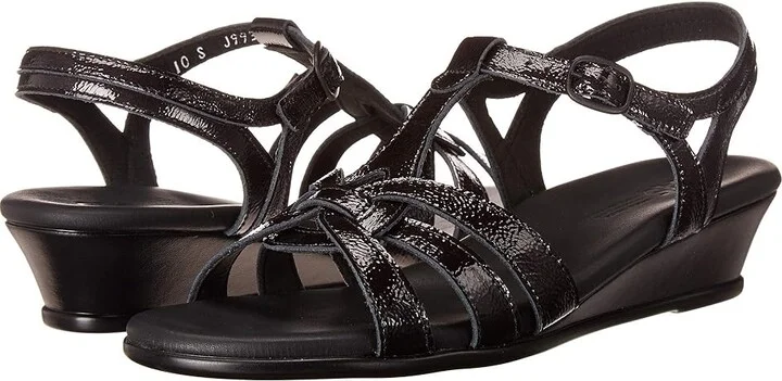 SAS Aurora Women's Shoes Carbon : 10 S - Slim (AAA), Leather