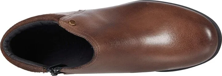 SAS Bethany Side Zip Ankle Bootie Women's Boots Mahogany : 5 M - Medium (B), Leather - Image 2