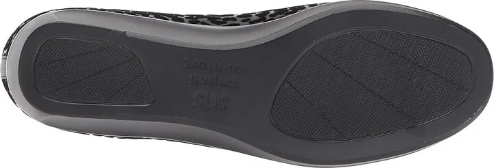 SAS Bliss Slip On Comfort Wedge Women's Shoes Black Leopard : 7 N - Narrow (AA), Textile - Image 4