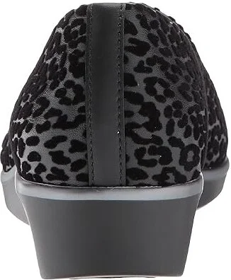 SAS Bliss Slip On Comfort Wedge Women's Shoes Black Leopard : 7 N - Narrow (AA), Textile - Image 5