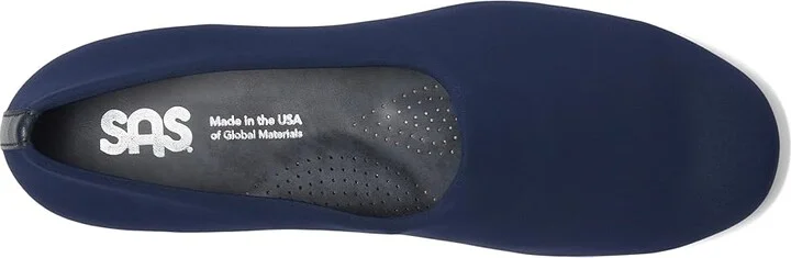 SAS Bliss Slip On Comfort Wedge Women's Shoes Navy : 7 N - Narrow (AA) - Image 3