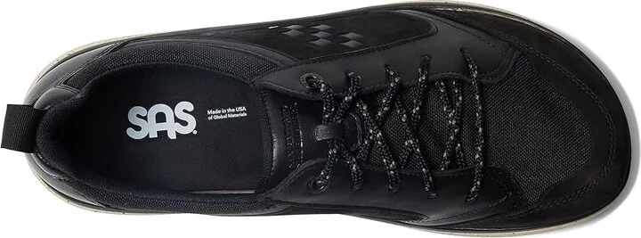 SAS Boulder Lace Up Sneaker Women's Shoes Black Ash : 6.5 W - Wide (C), Leather - Image 2