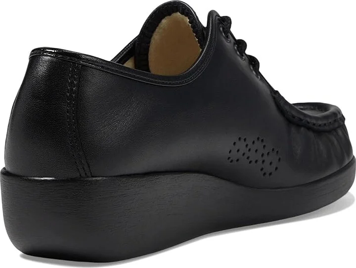 SAS Bounce Lace Up Comfort Moc Women's Shoes Black : 6 S - Slim (AAA), Leather - Image 5